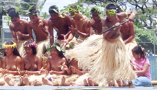 Pohnpeian dancers