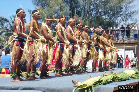 Yapese dancers