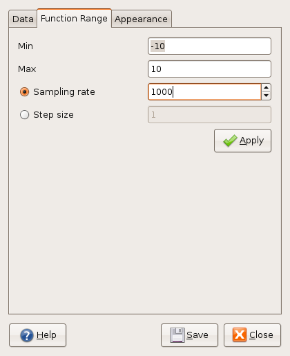 Qalculate! sampling