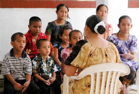 Sunday school Kosrae church