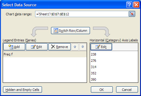 Format Data Series