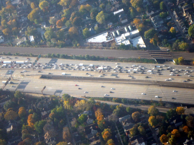 Kennedy express back-up inbound to the Loop