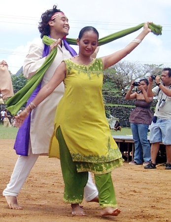 Indian dance on Pohnpei!