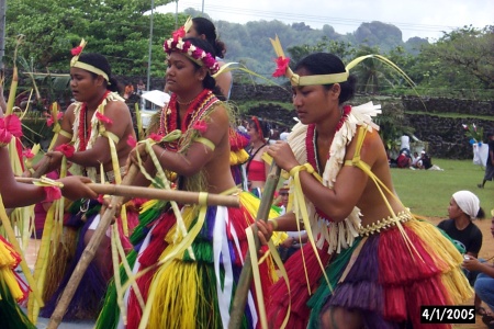 Yapese dancers