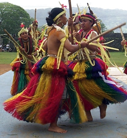 Yapese dancers