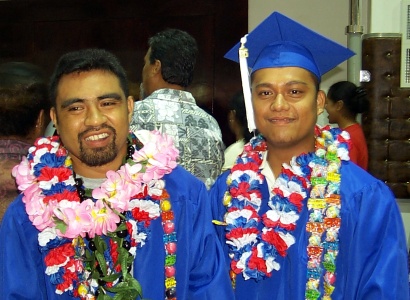 Steve Isisaki and McCartney 'Milson' Jonas