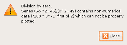 Qalculate! rational functions