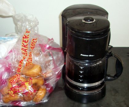 coffee and donuts